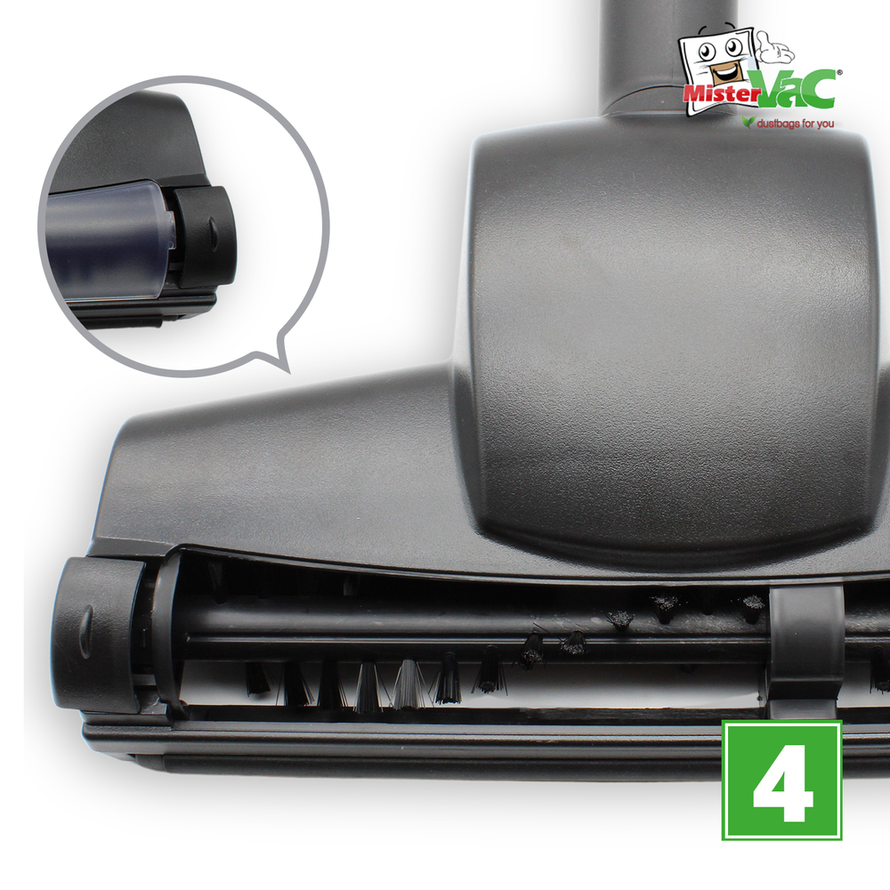 MisterVac Staubsaugerdüse Bodendüse Turbodüse Ersatzdüse kompatibel mit Parkside PWD 12 A1,353257 2007 product image #6