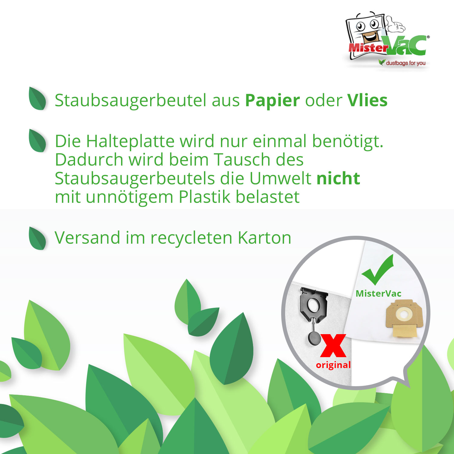 Staubsaugerbeutel kompatibel mit Kärcher NT 30/1 Tact L product image #5